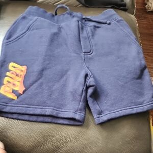 Polo by Ralph Lauren Blue Shorts with Orange Logo
